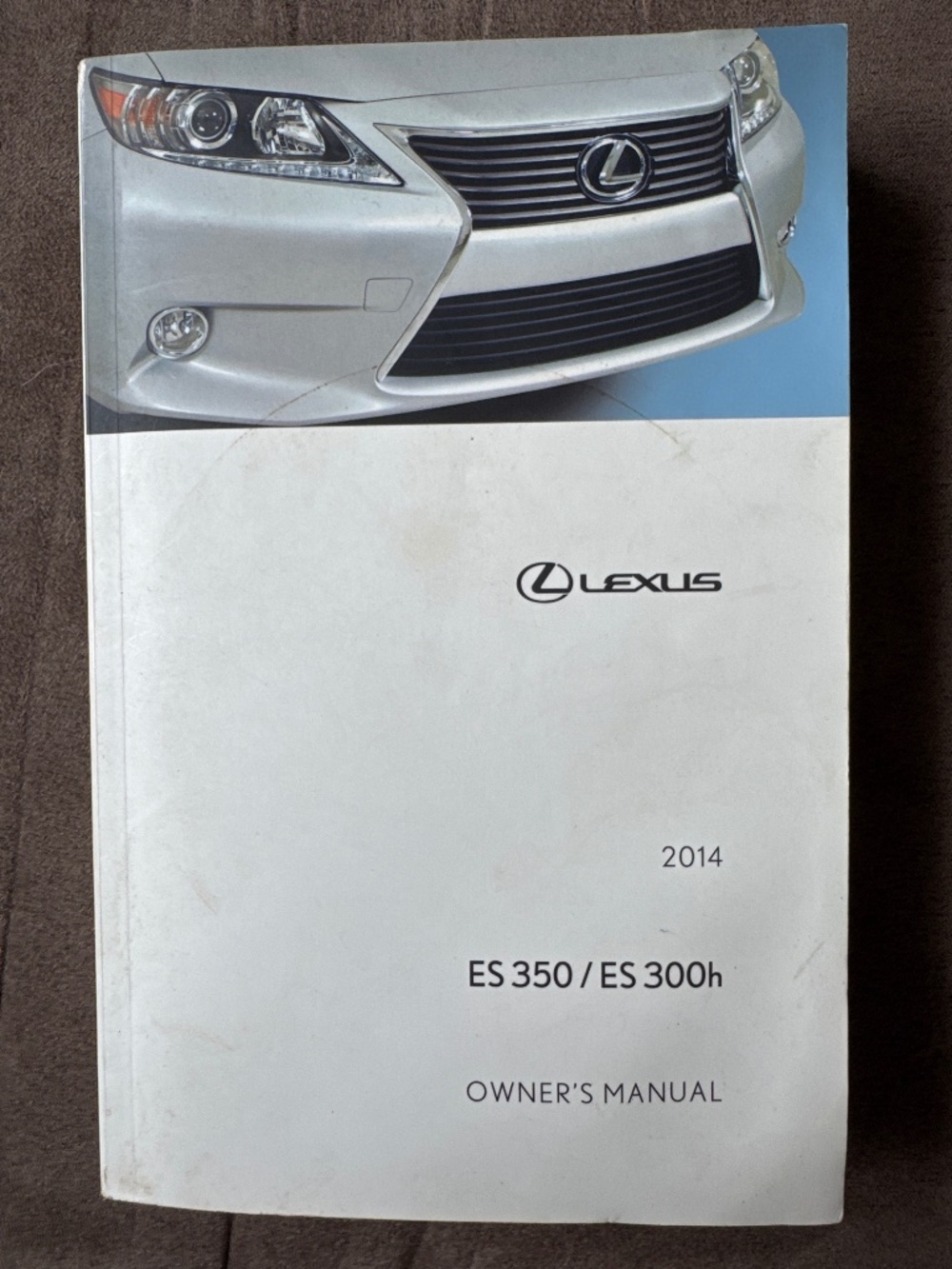 Lexus 2014 ES350 / ES300h owners manual